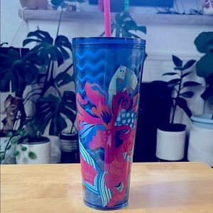Starbucks Summer 2024 Blue Waves Tumbler NEW